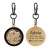Personalisierter Hundemarke Kostenlos Gravieren Hunderasse Namensschild Anti-Verlust Haustierhalsband Anhänger Für Pitbull Bulldog Kupfer Halsbandmarken