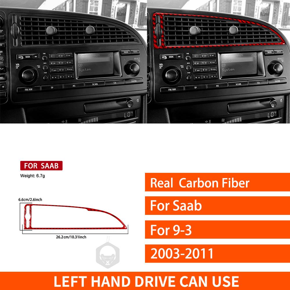 For Saab 9-3 2003-2011 Real Carbon
