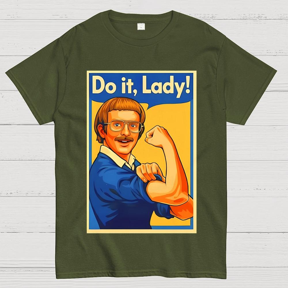 Do It Lady Unisex 100% Cotton Summer Casual Cool Loose T-Shirt