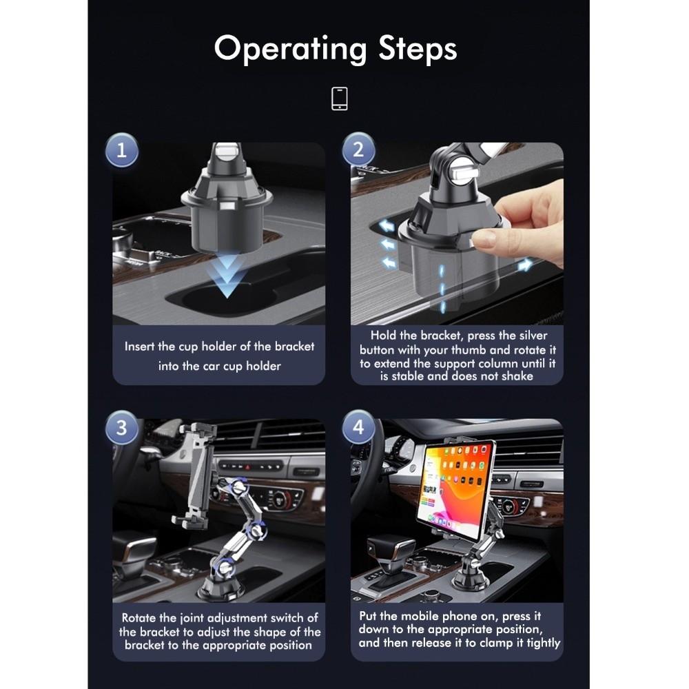 360 Degree Rotation Mobile Phone Tablet Computer Car Bracket Mobile Phone Mounting