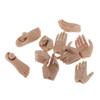 F Fityle 1/6 Scale Male Doll Hands, Feet, and Fists Model for 12-inch Figures, DIY Doll Making, 5 Pairs