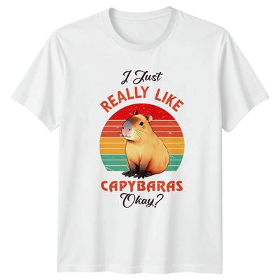 I Just Really Like Capybaras TShirt Capybara Birthday Gift For Him