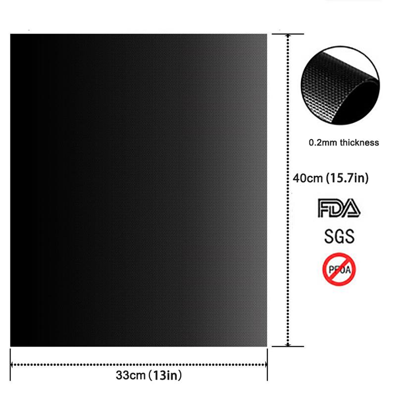 Bbq Grill Mat Pad Baking Pad Non-stick Cooking Grilling Sheet Outdoor Reusable Picnic Cooking Barbecue Oven Bbq Kitchen Tools