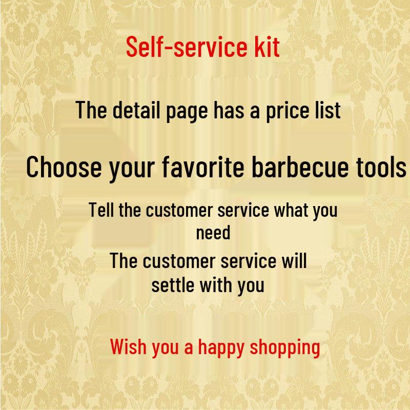 ZISIZ Barbecue Tool Accessories Set