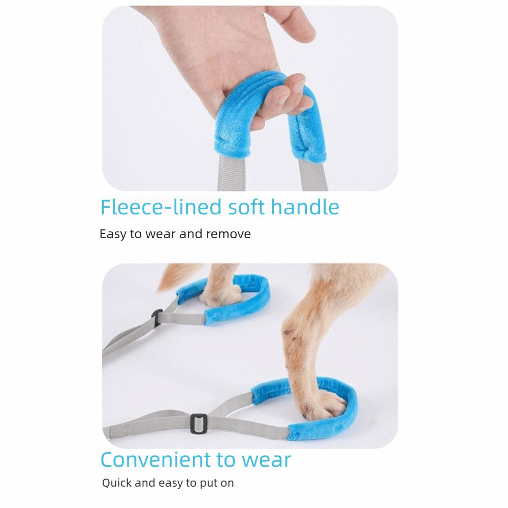Soft Handle Pet Mobility Aid Adjustable Straps Dog Aid Sling Dog Lift Harness Elderly Dogs