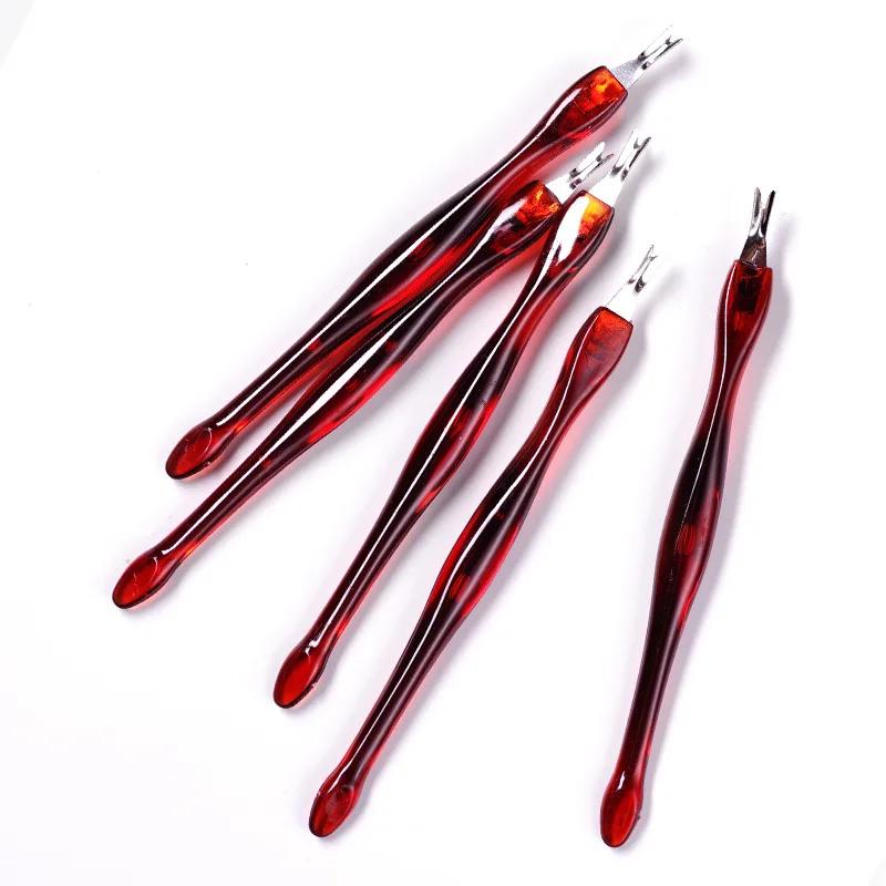 5pcs Nail Tools Dead Skin Fork Stainless Steel Dead Skin Knife Exfoliating Dead Skin Shovel Exfoliating Tool