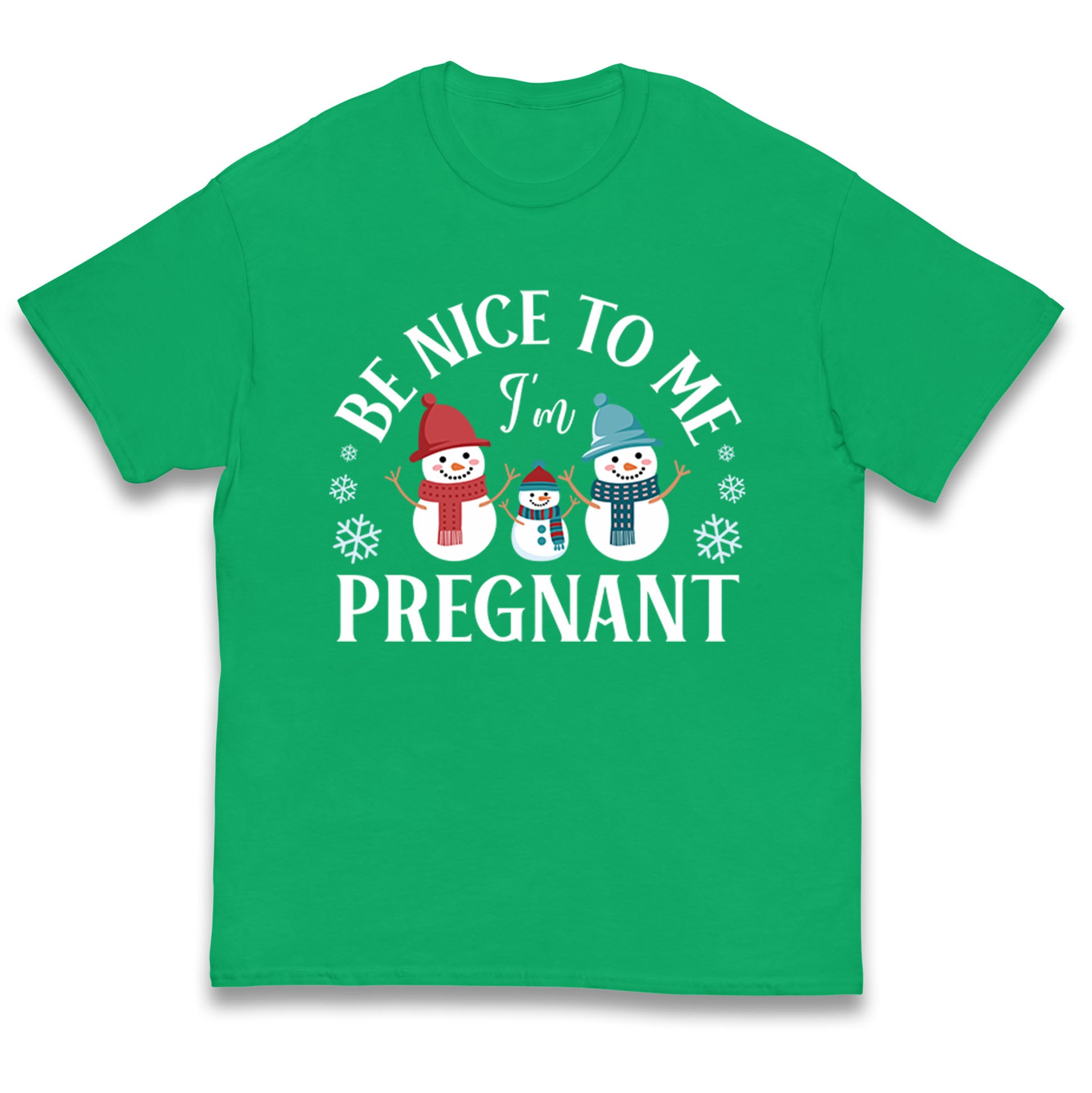 Be Nice To Me I m Pregnant Kids T Shirt 110