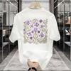 Trendy Floral Pattern T Shirts For Men Summer Fashion Streetwear 3D Printed Hip Hop Tshirts Cool Oversized Breathable Tees Tops
