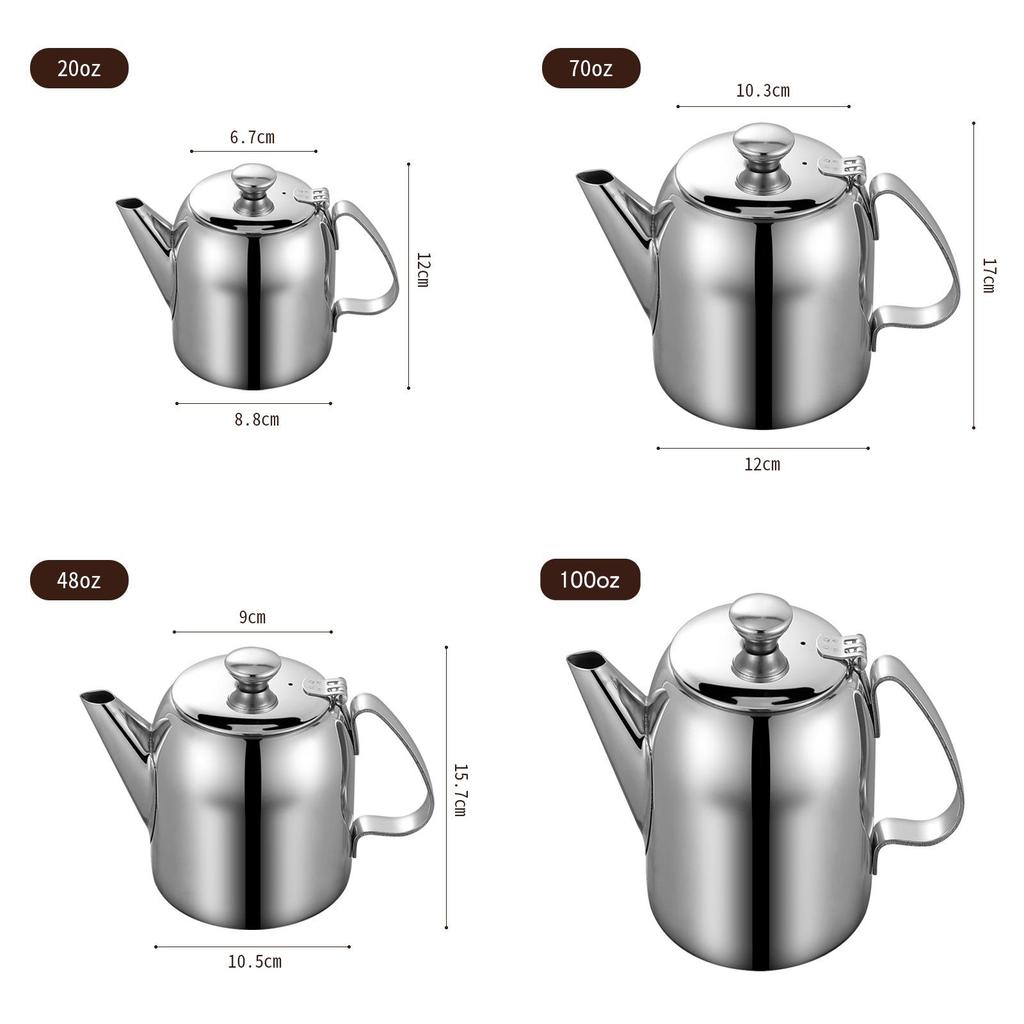 Stainless Steel Cold Water Kettle With Filter For Home And Commercial Use