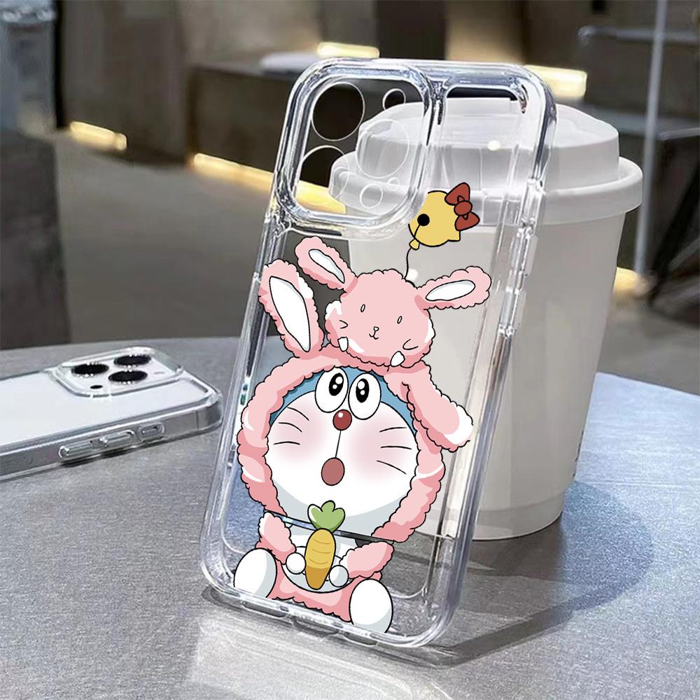 Cartoon For Doraemons Phone Case For Samsung Galaxy S26 S25 S24 S23 S22 S21 S20 FE Note20 10 Edge Plus Ultra Lite 5G Clear Cover