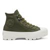 Converse Lugged Comfortable Mid-Top Canvas Shoes Women Sneakers Army-Green 566154C
