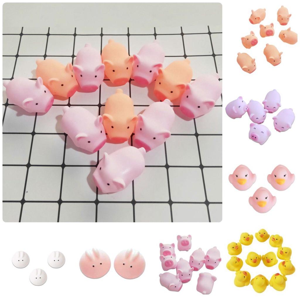20pcs Adorable Squeeze Pink Pig Stress Relief Toys Perfect For Birthday Gifts