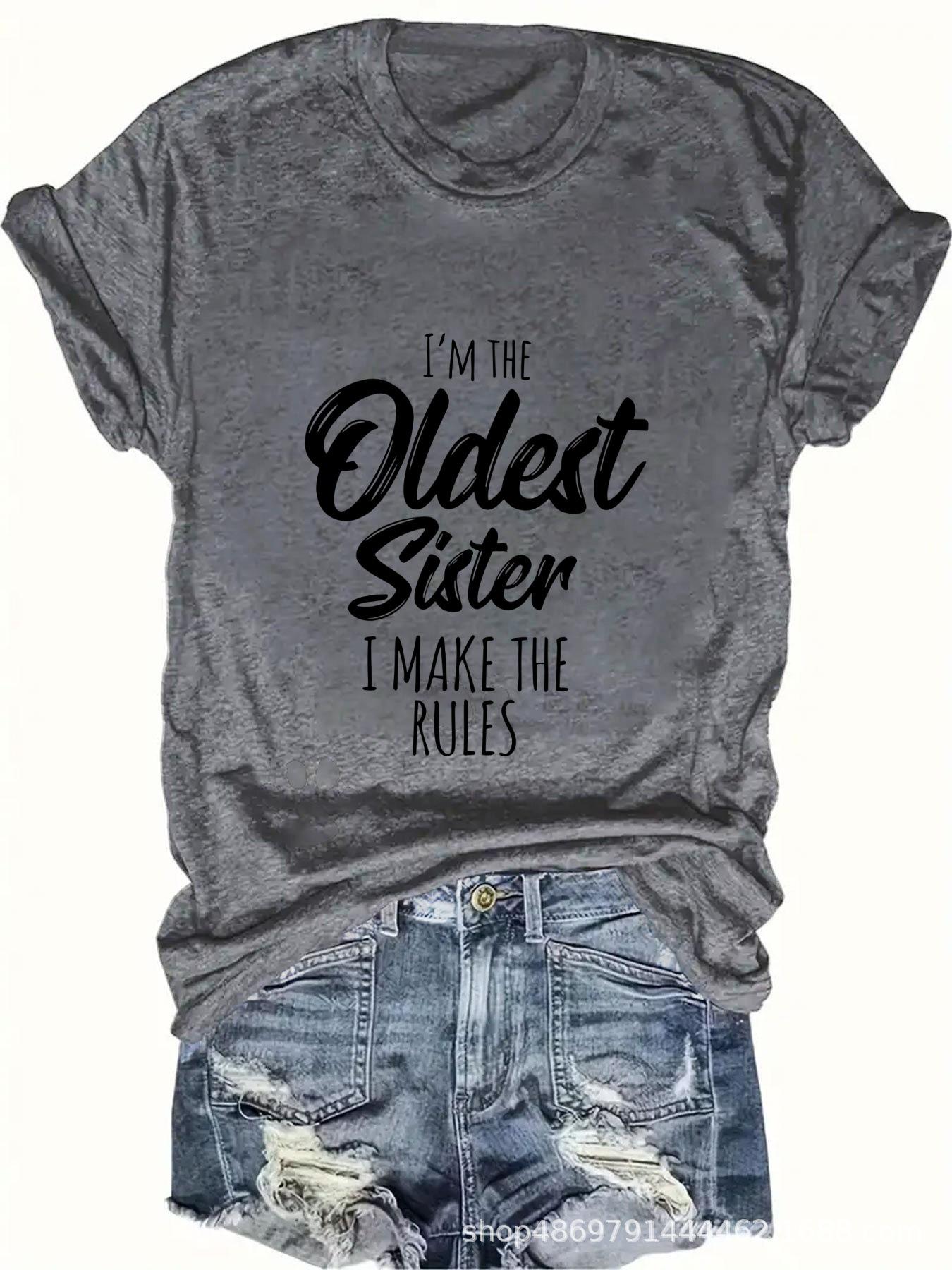 

Women s Cross-Border Fashion T-Shirt Small темно-серого