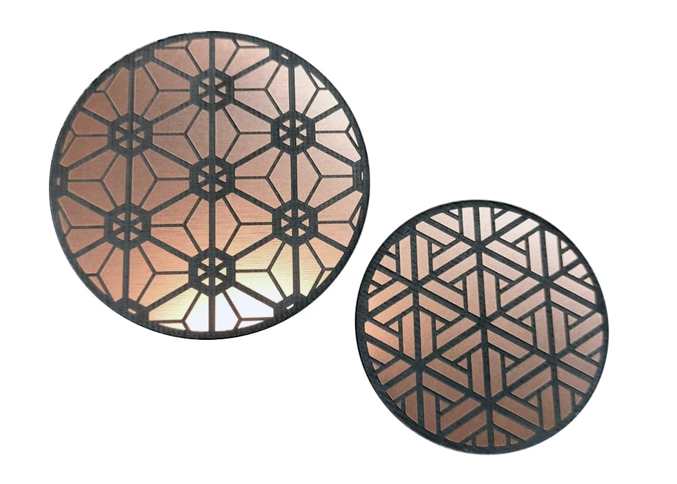 

ARIYA Charge Cap Charging Port Emblem Garnish Sticker (Muntin, Pink Gold)