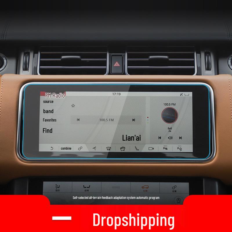 Compatible Tempered Film for 25 Land Rover Range Rover Sport Navigation and Control Screens