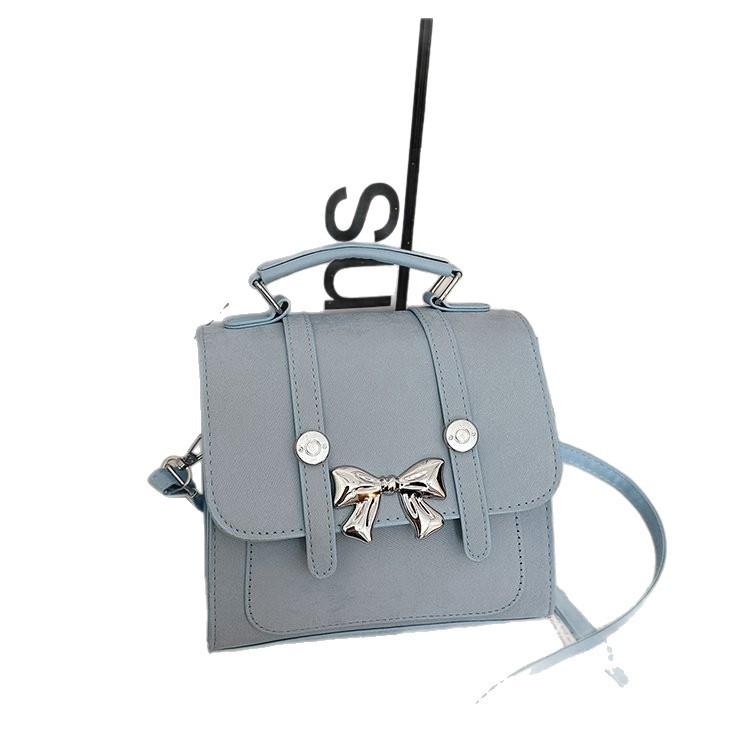 Schoolbag Fashion Korean Version Small Backpack Summer Versatile Small Fresh Multi-purpose Messenger Bag Small Square Bag Fried Street Japanese and