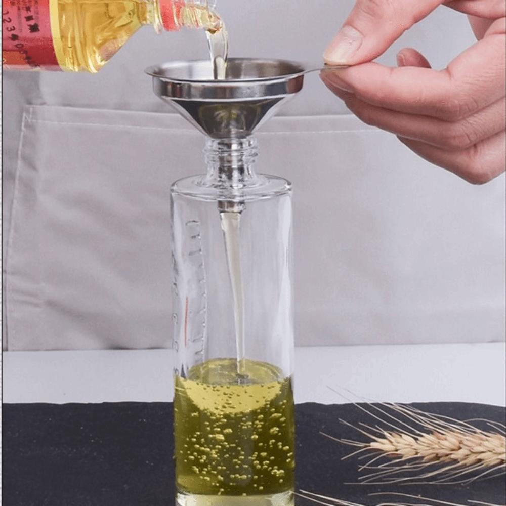 3/5Pcs 3 Sizes Kitchen Funnels Set Stainless Steel Multipurpose Funnel Kitchen Accessories