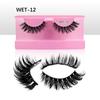 New Wet Spikey Lashes Makeup D Curl Russian Strip Fake Eyelashes Cosplay Natural Full Strip Lashes Supplies