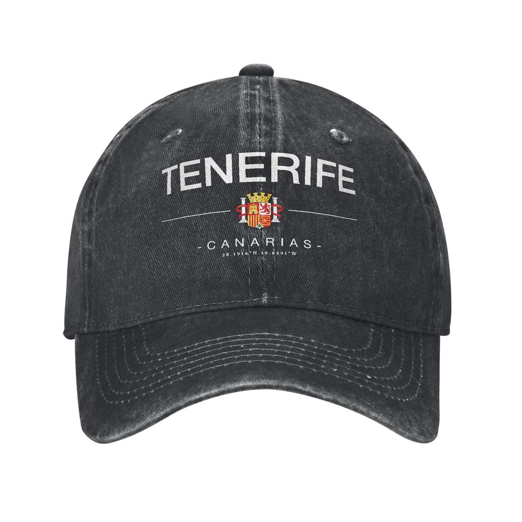 Tenerife Sun Baseball Cap Casual Unisex Men Washed Trucker Hat Adjustable Custom DIY Kpop Rock Baseball Caps Birthday Gift