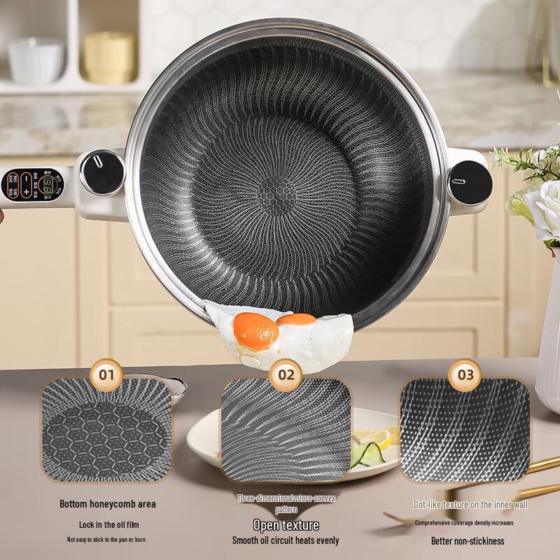 Smart 6.2L Multi-Function Electric Pot with Steamer