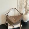 Rivet Crescent Armpit Bag Shoulder Messenger Women's Bag