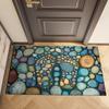 Valentine's Day Doormat Welcome Entrance Door Mat Outdoor Front Room Rugs Foot Mat Hallway Carpet Floor Bath Mats Washable