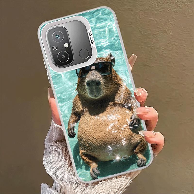 Animal Capybara Cute Soft Phone Case for Xiaomi Redmi 15C 15 14C 13C 12C Poco X5 X6 X7 Pro X3 F8 F7 Ultra M8 13 12 Cover Back Sh