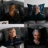 RRhaenyra Targaryen Kissen Schlag Fantasie Kissenbezug Kissenhülle Anti-Milben Unsichtbarer Reißverschluss seidiger Plüsch Kissen