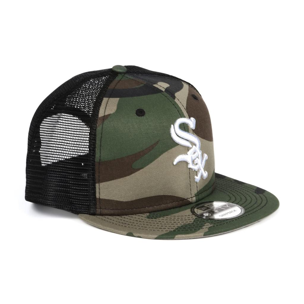 New Era MLB 9FIFTY Camouflage Chicago White Sox Mesh Snapback Cap, Free Size