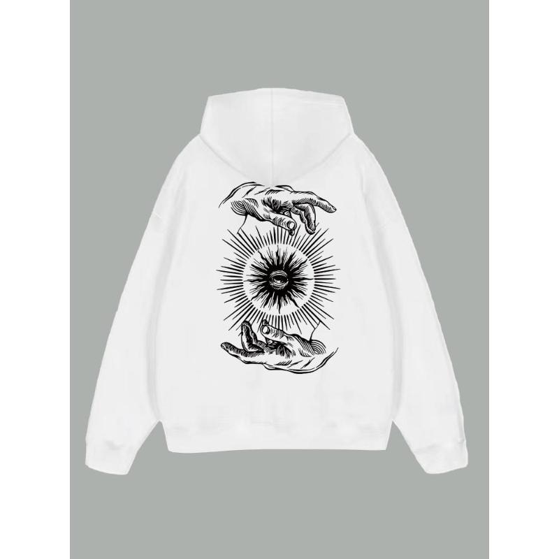 Adjustable Hood, Great for Coffee Runs & Vintage-Inspired Looks, Men's Hooded Sweatshirt