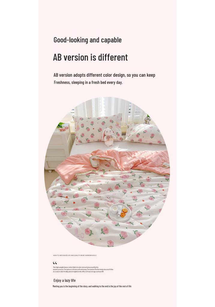 Class A Maternal & Infant Double Layer Summer Gauze Quilt - Cool, Gift Boxed, Air Conditioning Blanket, Dormitory Thin Blanket, 8