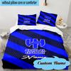 Custom Name 3PCS Al FC Crest Bedding Set, Including 1pc Duvet Cover And 2pcs Pillowcases, Suitable for Dorms and Bedrooms Gift