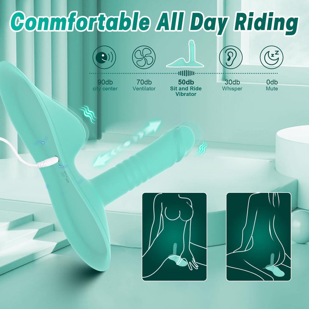 Women's Vibrating Wearable Erotic Cushion Toy