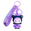 Cartoon Rebel Sweetheart Series Doll Keychain Couple School Bag Pendant Car Keychain Gift