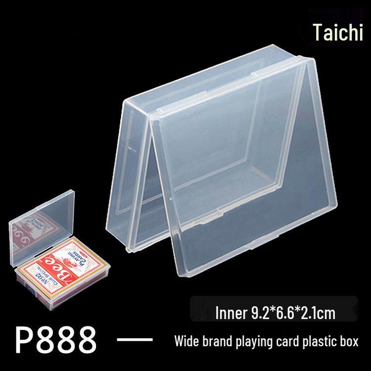 Rectangular Transparent Plastic Storage Box for Accessories and Screws