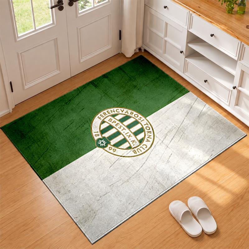 Ferencvarosi TC Carpet Door Mat for Living Room or Bedroom Protective Mat Under Chair Office Decoration Christmas Gift Birthday Present