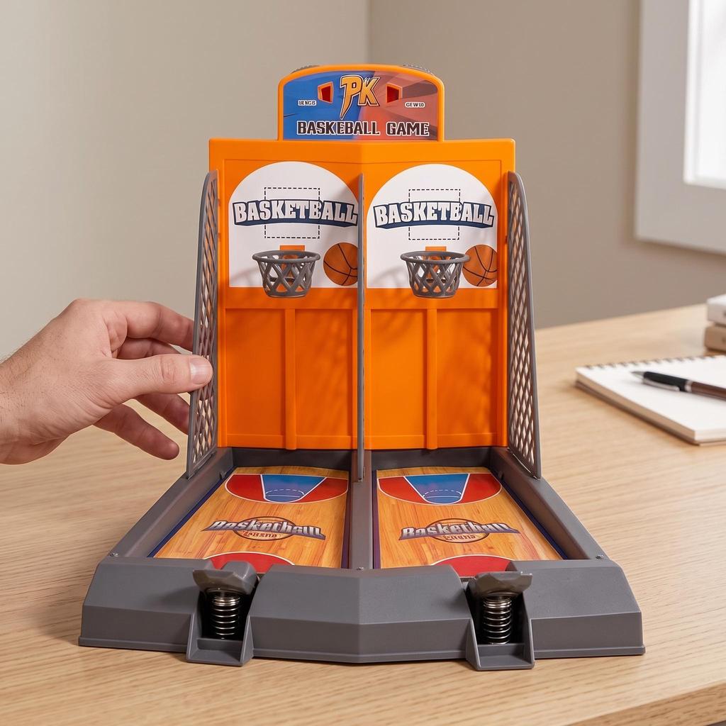 Tabletop Basketball Game for Kids, Two Player Mini Desktop Toy