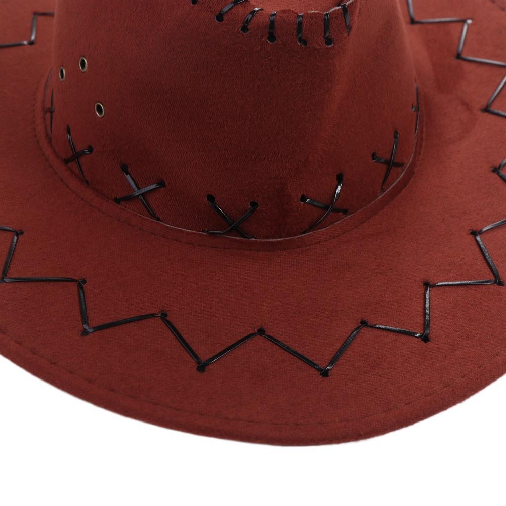 Adjustable Leisure Girl Cap Sunshade Visor For Women Men Western Cowboy Hat Cowgirl Hat Knight Hat Sun Hat