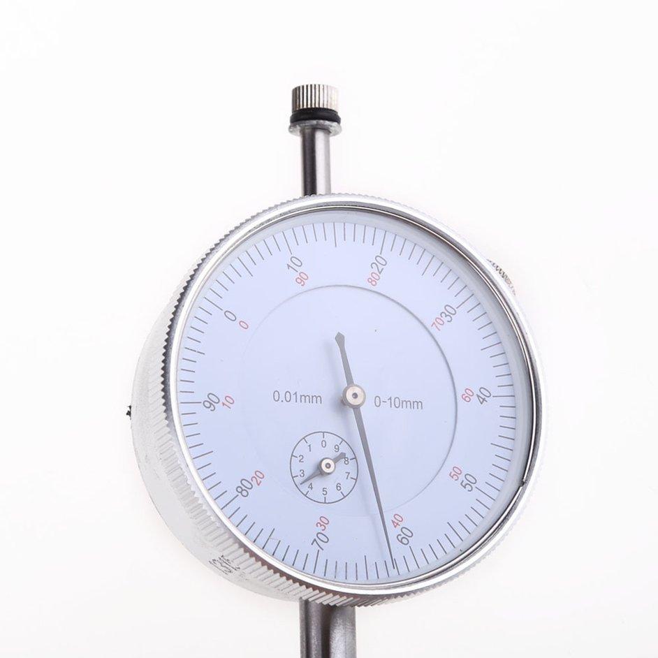 Precision 0.01mm Dial Indicator Gauge 0-10mm Meter Precise 0.01mm Resolution Indicator Gauge Mesure Instrument Tool Dial Gauge Precision 0.01mm Dial Indicator Gauge 0-10mm Meter Precise 0.01mm Resolution Indicator Gauge Mesure Instrument Tool Dial Gauge