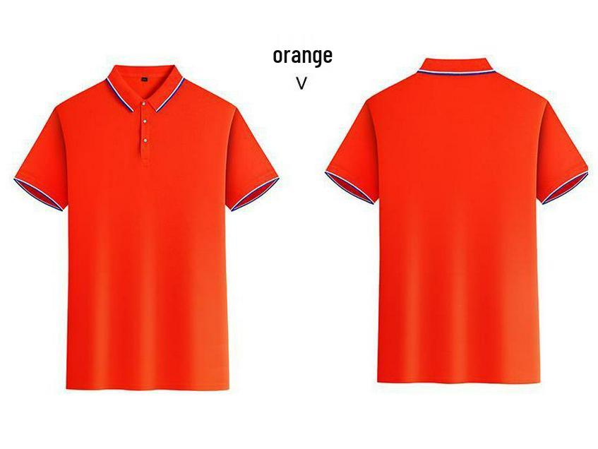 Unisex Summer Short-Sleeved Polo Shirts: Ideal for Work Uniforms, Group Events, DIY Customization & Everyday Wear.