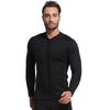 Mens 3mm Neoprene Wetsuit Top Black Separate Jacket Diving Surfing Swimming Warmth Protection