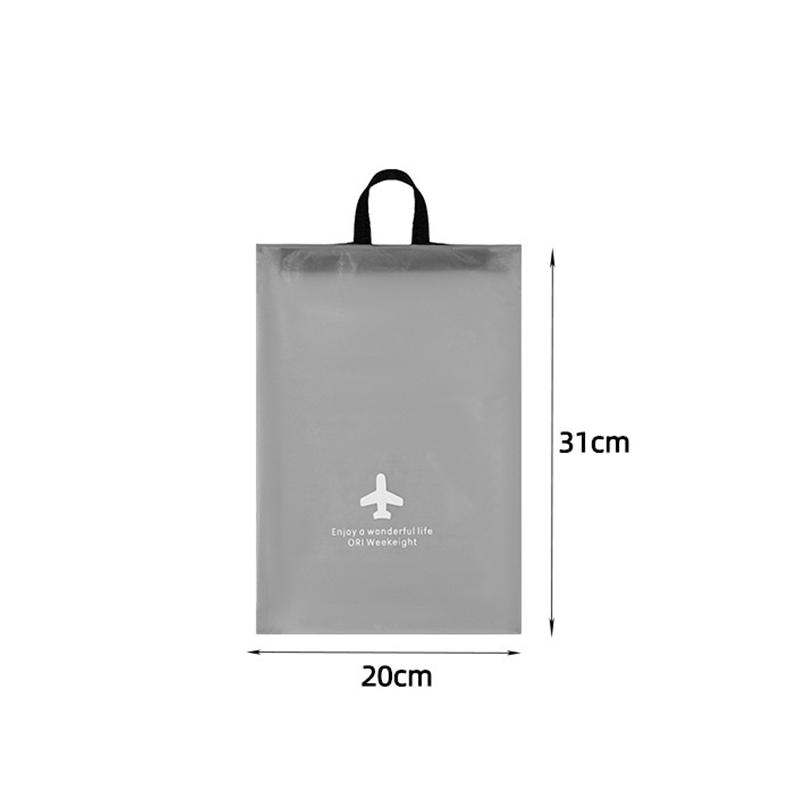 

Waterproof Travel Storage Bags,Lightweight PVC Cosmetic Pouch with Handle, Airport Luggage Organizer