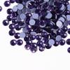 Zk High Quality Eco-Friendly Tanzanite Purple SS6-SS30 Crystal Gemstone Heat Fixed 12 Facets Rhinestone Flat Back