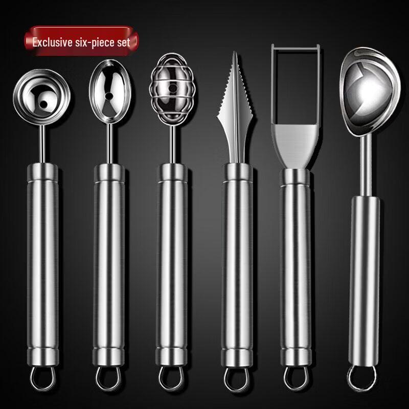 Stainless Steel Fruit Baller & Carving Tool Set