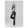 Women S Flared Pants Fake Two Piece Yoga Fitness High Waist Slim Leggings