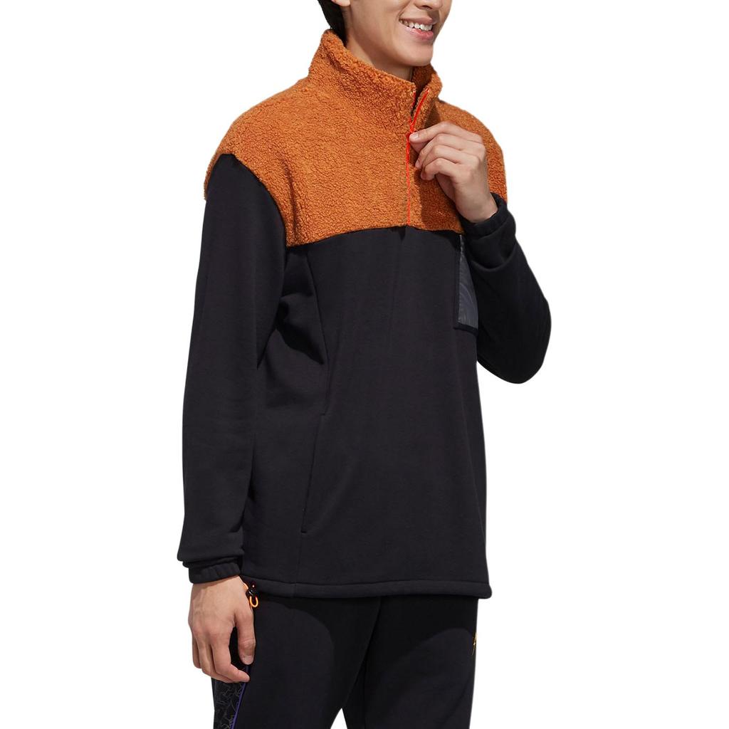 Adidas Neo X Pokemon Sweatshirts Men's Black Half Turtleneck Moderate Regular FU3916