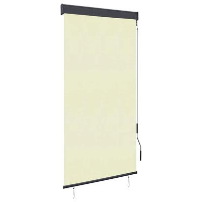 Vidaxl External Roller Blind, 80X250 Cm, Cream