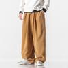 Frühling Herbst und Winter Übergröße Herren Vier Jahreszeiten Flachbein Hose Sportlich, Lässig Bequem Kord Samt Uni Locker Hose