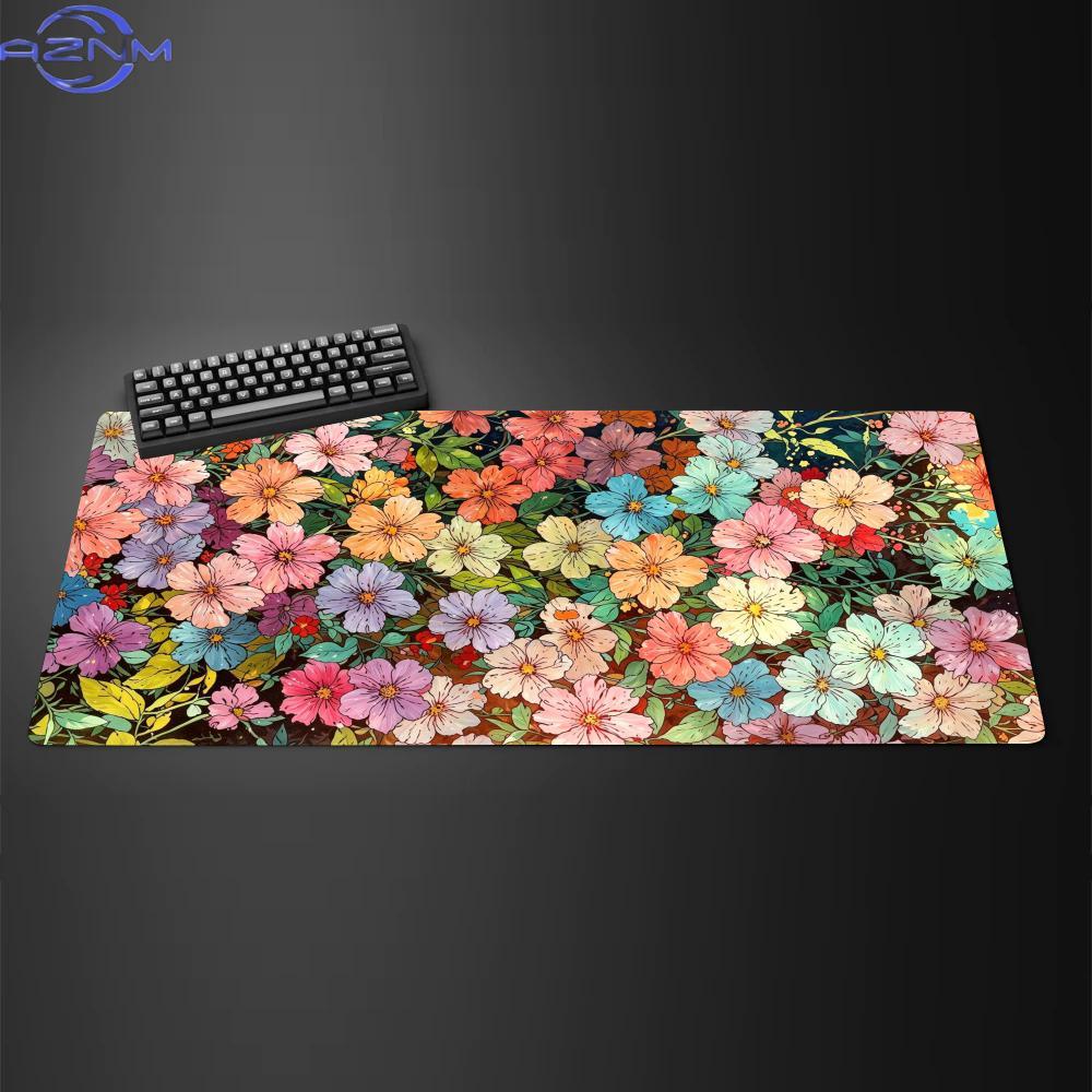 Endless Blossoms Mouse Pad Computer Accessories Office Game Table Mats Rubber Antislip Gaming Keyboard Mousepad Desk