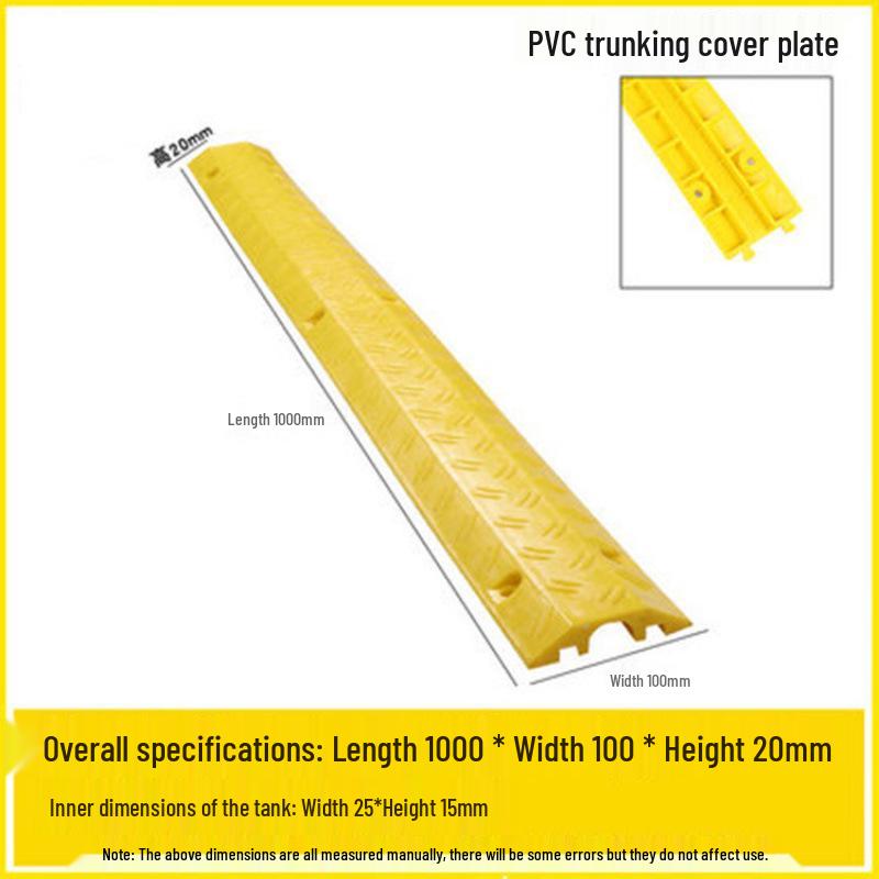 Cable Trunking Speed Bump: PVC Indoor/Outdoor Wire Protection Channel & Road Crossing Cover
